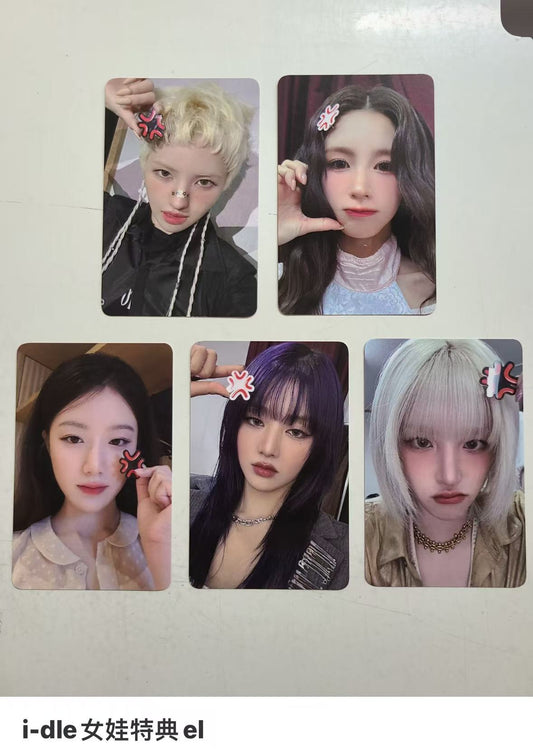i-dle mini8 We Are Everline Online Offline sign event 2.0 POB 3.0 Angry ver.