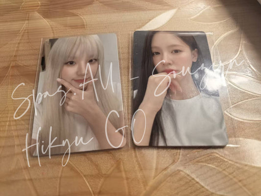 i-dle mini8 We Are Cubistory Cafe card 2.0 Yuqi & Miyeon