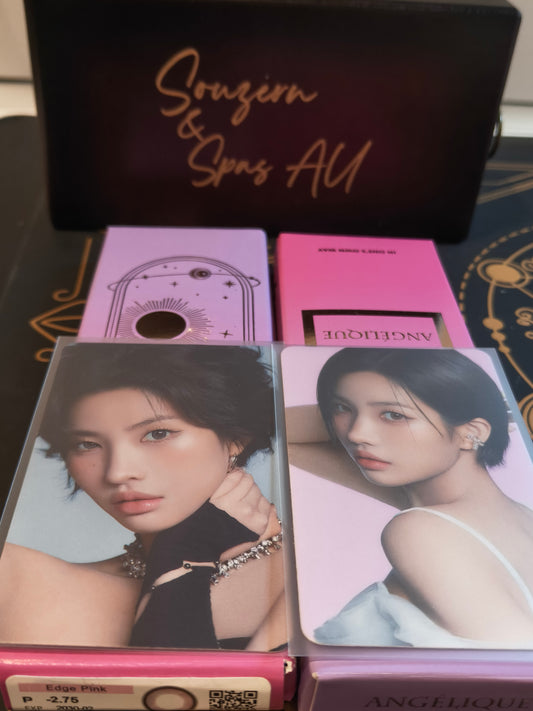 [Manually captured order] i-dle Soyeon contact lenses + POB brand new set