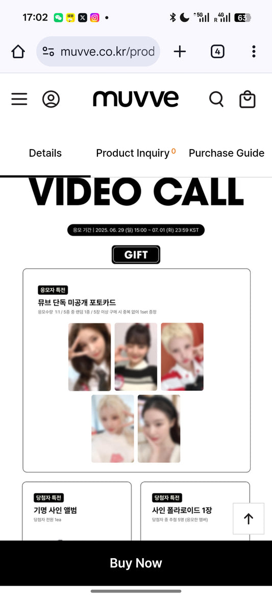[Pre-order] i-dle mini8 We Are muvve 4.0 VCE pob only
