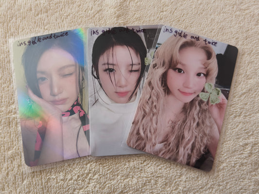 [Manually captured Order] ins gidleandtwice