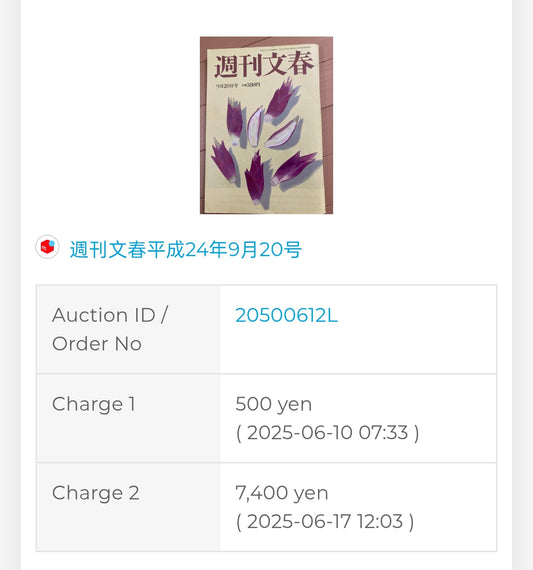 [Custom Order] Proxy for Mercari JP